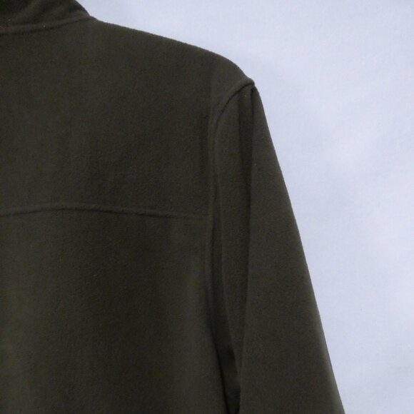 Y2K | GAP | medium | Olive Green Fleece Pullover Shirt - Picture 11 of 14